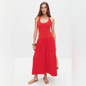 Chic Red Maxi Dress